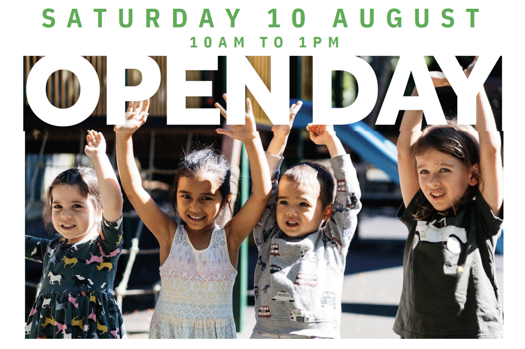 Open Day - Saturday 10 August 10am to 1pm - Northside Montessori School